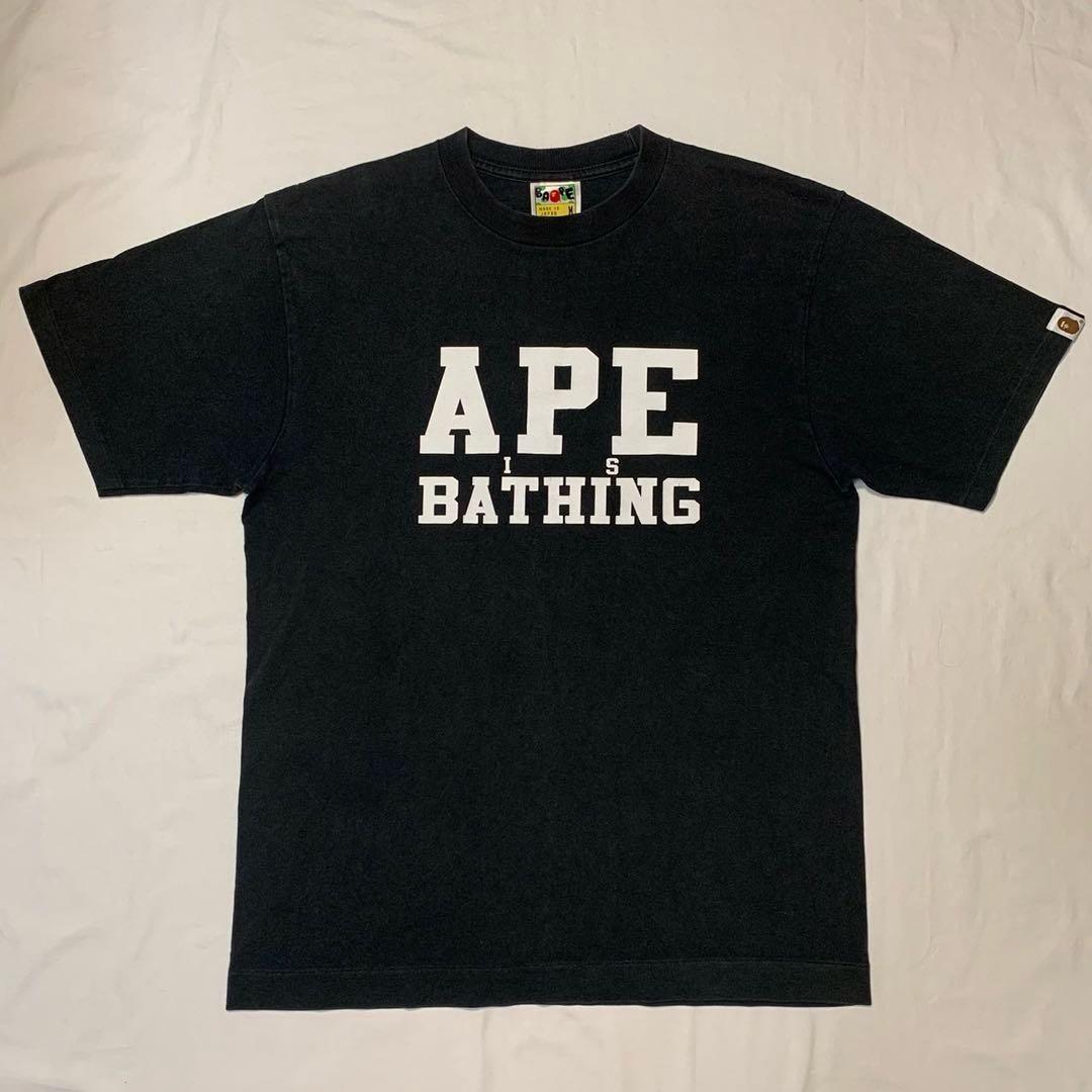 トップス vintage A BATHING APE design tee size m