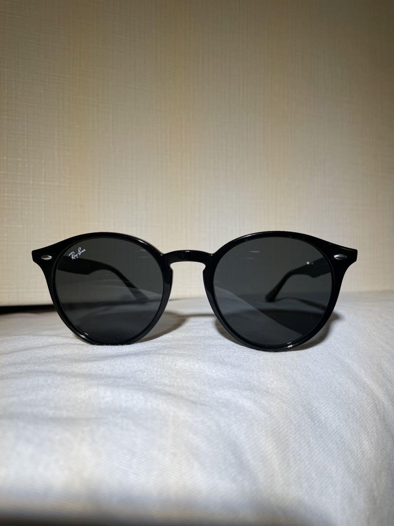 Ray-Ban ラウンド型サングラス ブラック