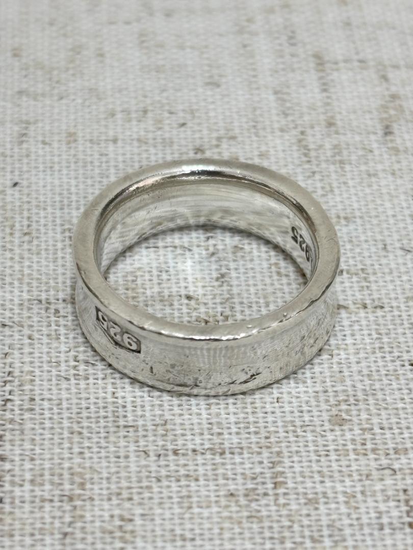 美品　ティファニー　リング　1837　12号　ナローリング　925　シルバー