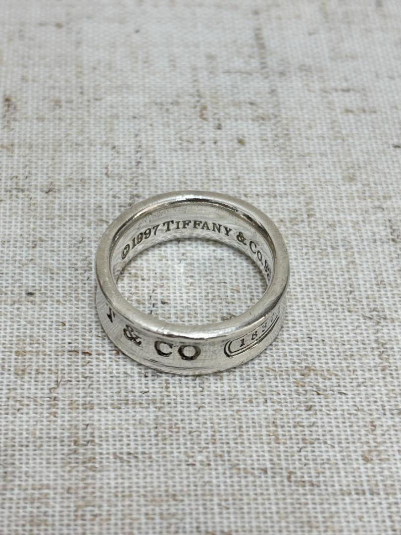 美品　ティファニー　リング　1837　12号　ナローリング　925　シルバー