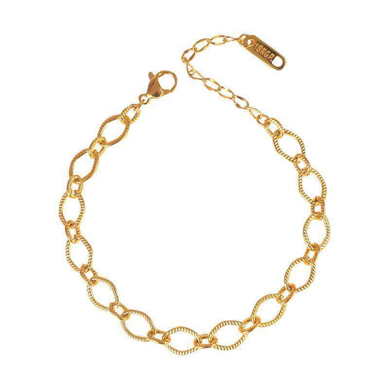 新作大特価 極上美品18 K金大気女性ブレスレット復古ブレスレットG7 Ltkow-m43440746814 定番正規品