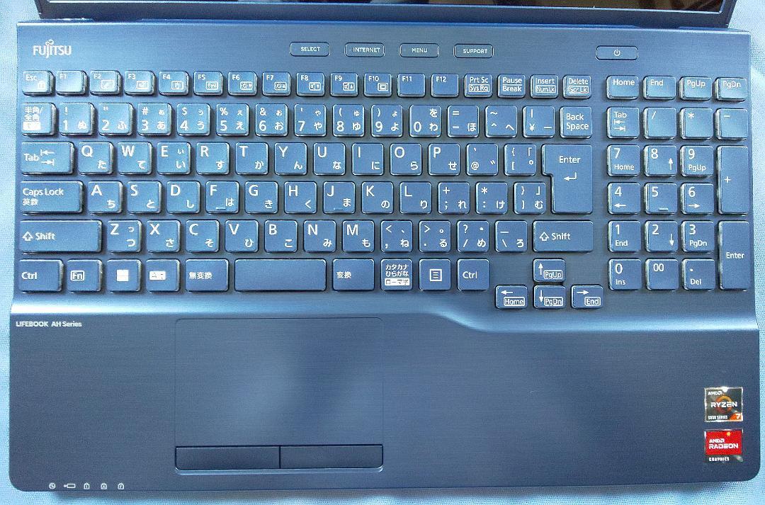ジャンク 通電可 起動不可 LIFEBOOK AH53/H2 Ryzen 7 - メルカリ