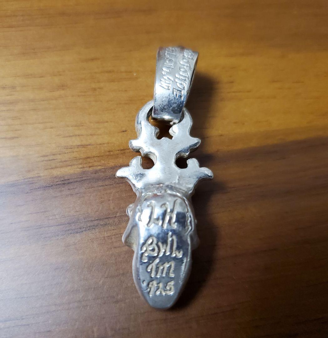 ビルウォールレザー ペンダントトップ 1GbRm-m43441888437 グッドラックスカルウィズクラウン 正規品お得