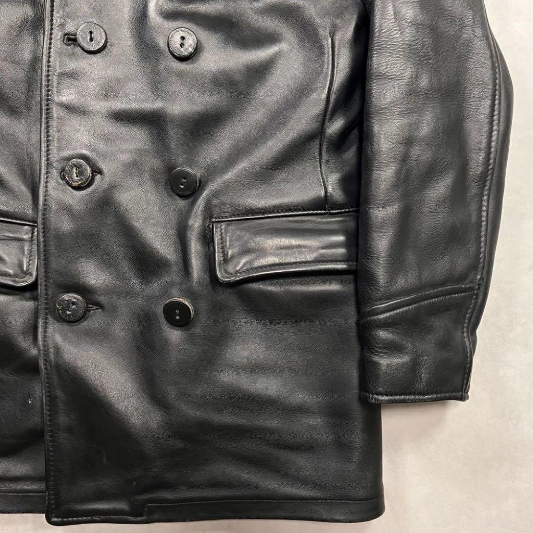 ブランド品 通販サイト ◎VANSON バンソン REMINGTON ピーコート レザージャケット ジャケット・アウター
