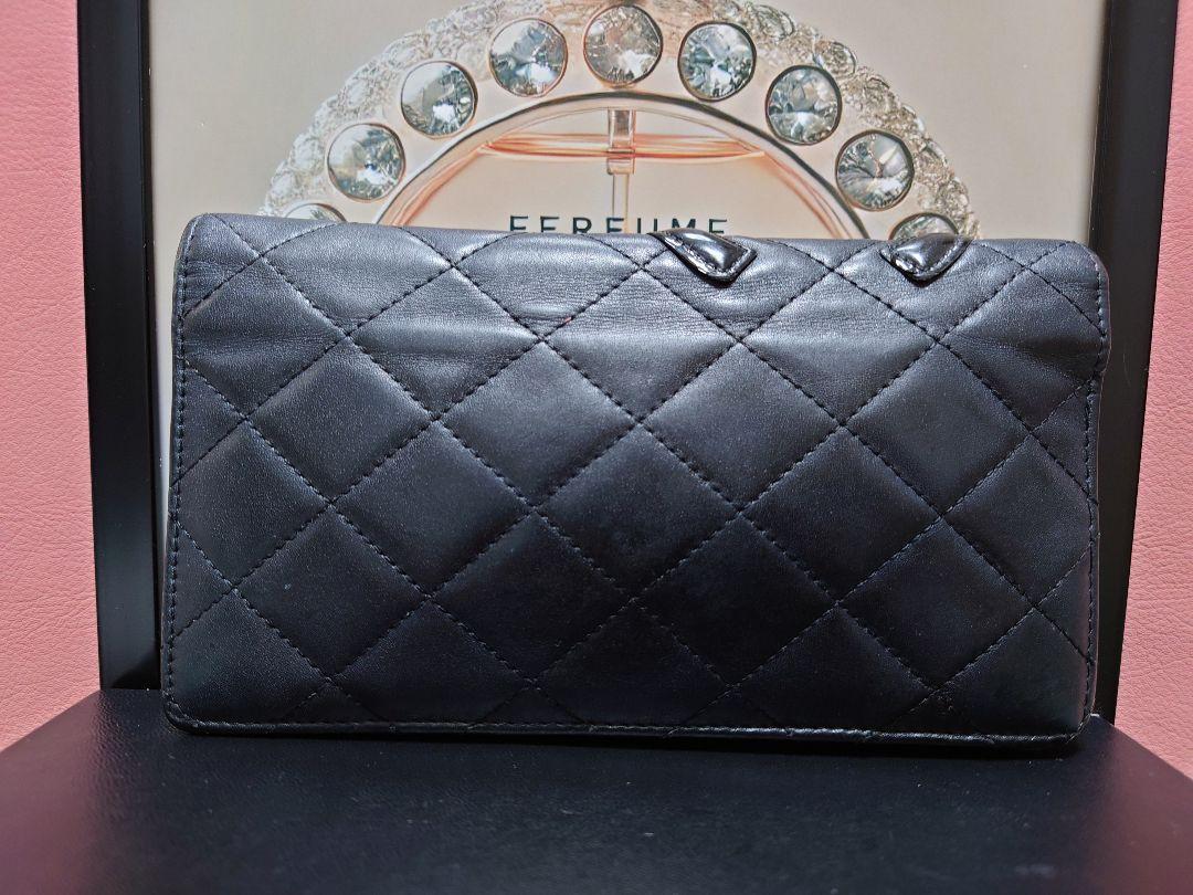 CHANEL カンボンライン 長財布