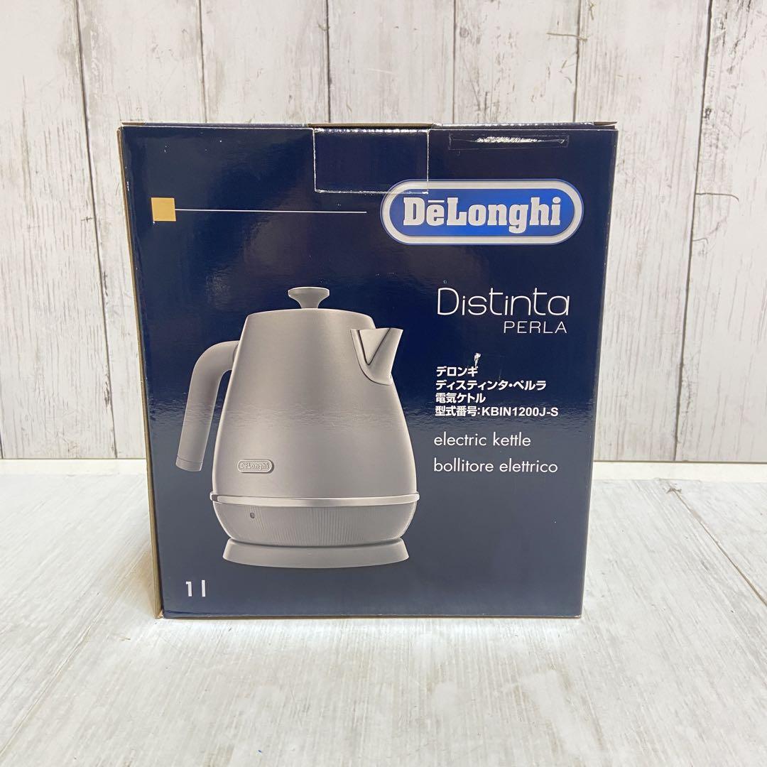 ★mikiです★ 【新品、未使用】 デロンギ電気ケトル ディスティンタ1L 新品・未使用⭐️デロンギ 電気ケトル ディスティンタ・ペルラ