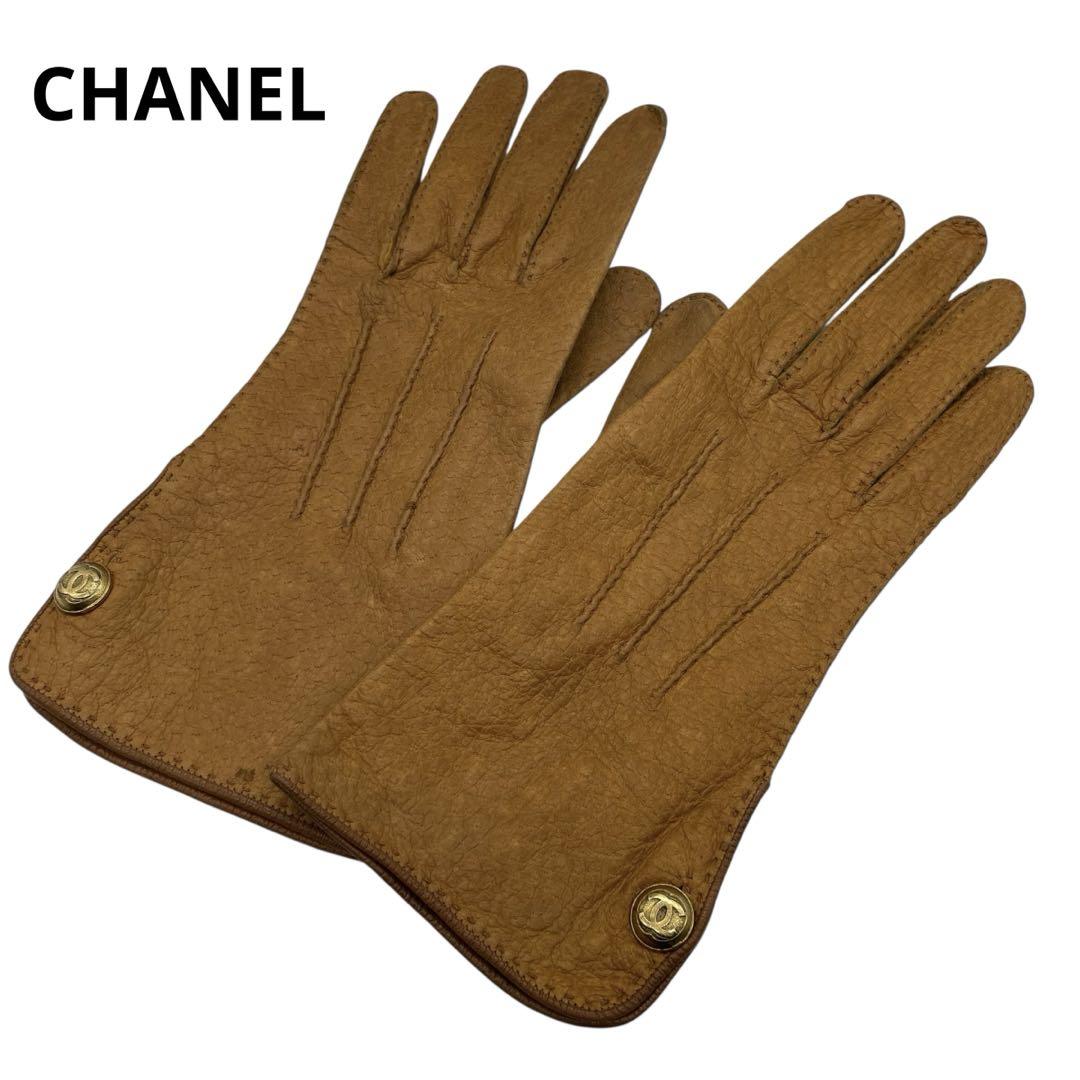 【特別セール品】 シャネル CHANEL 手袋 メルカリ - w2 ココボタン レザー 小物