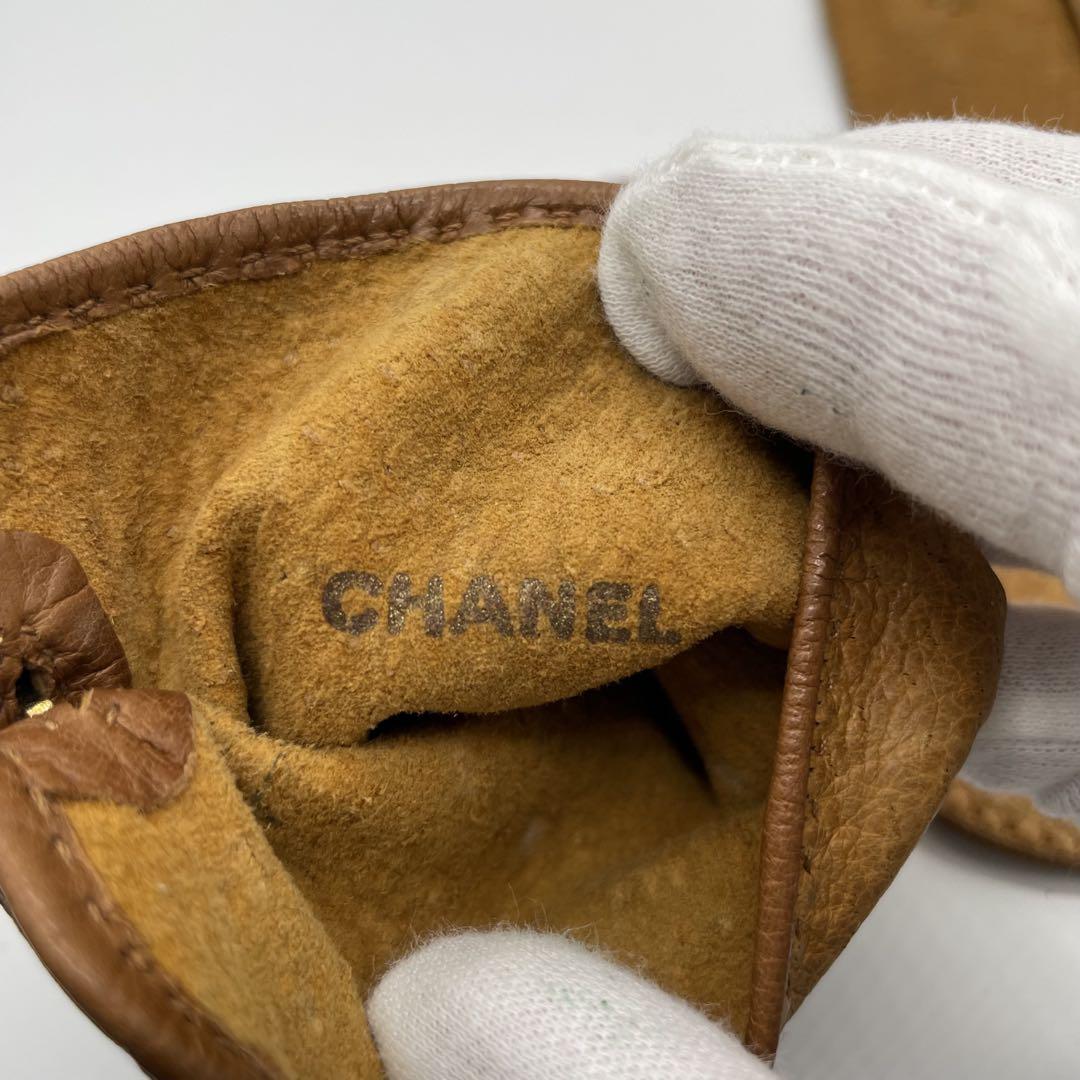 CHANEL シャネル 手袋 レザー ココボタン w2 - メルカリ
