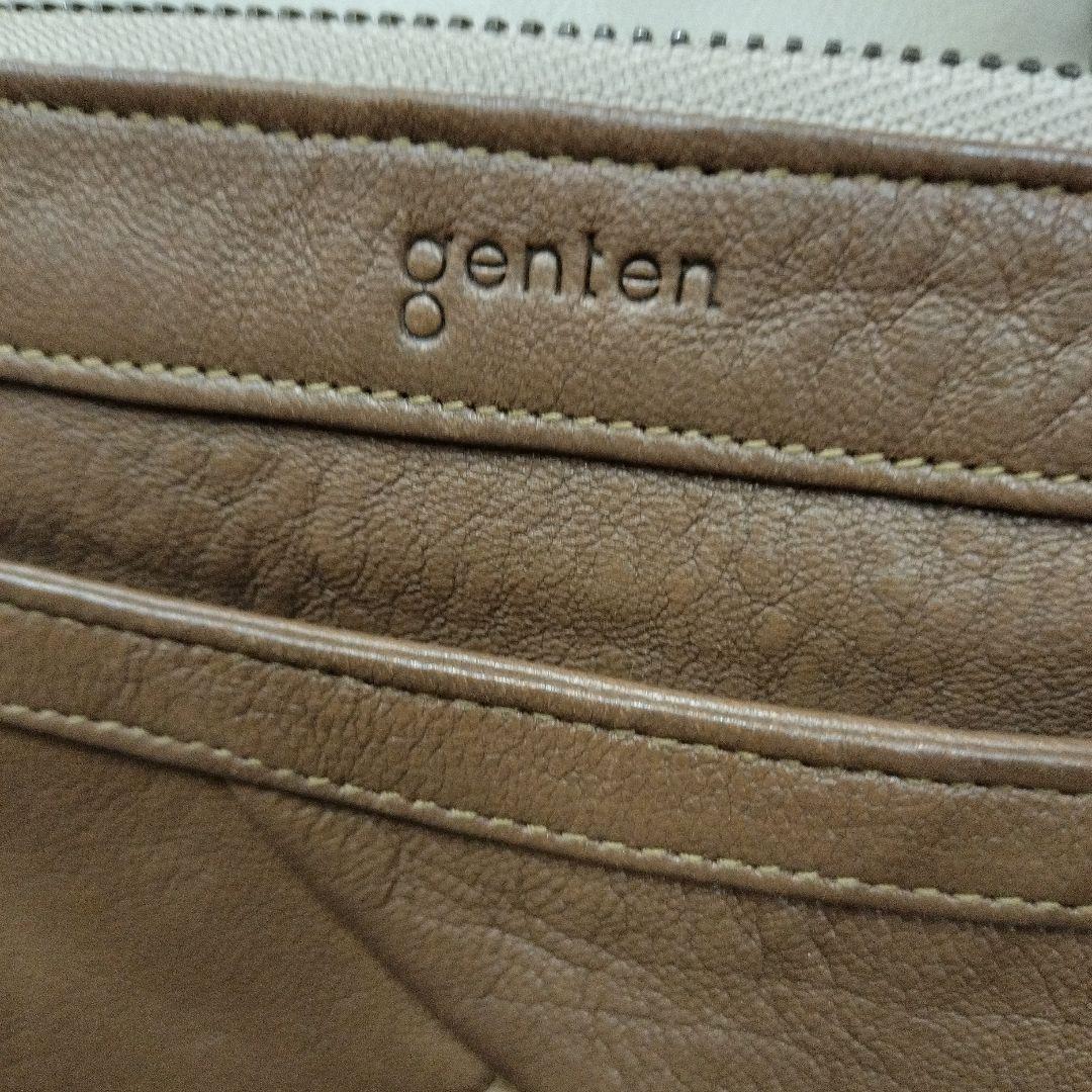 genten ゲンテン　ニットキルトお財布ショルダー　美品