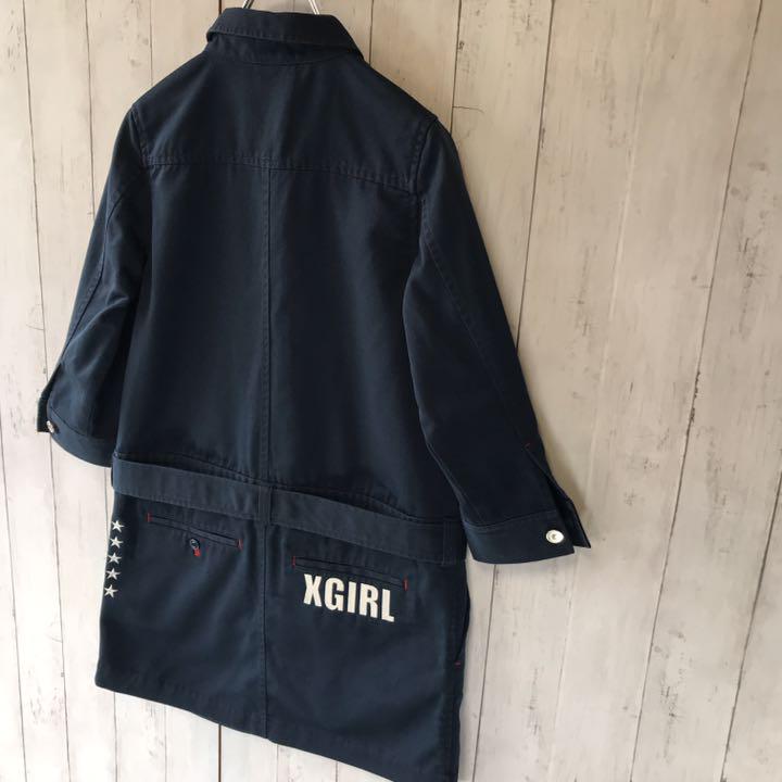 エックスガール　ディッキーズ　ミニワンピース エックスガールディッキーズミニワンピース