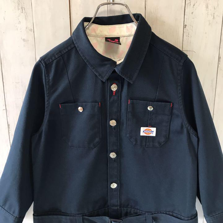 X-girl × Dickies コラボ ミニワンピース ネイビー