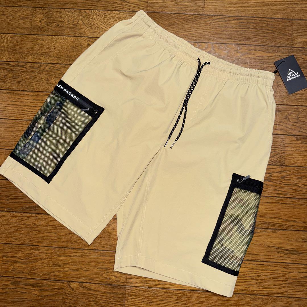 超快適ウェア☆FLASHPACKERフラッシュパッカー ストレッチショーツ XL