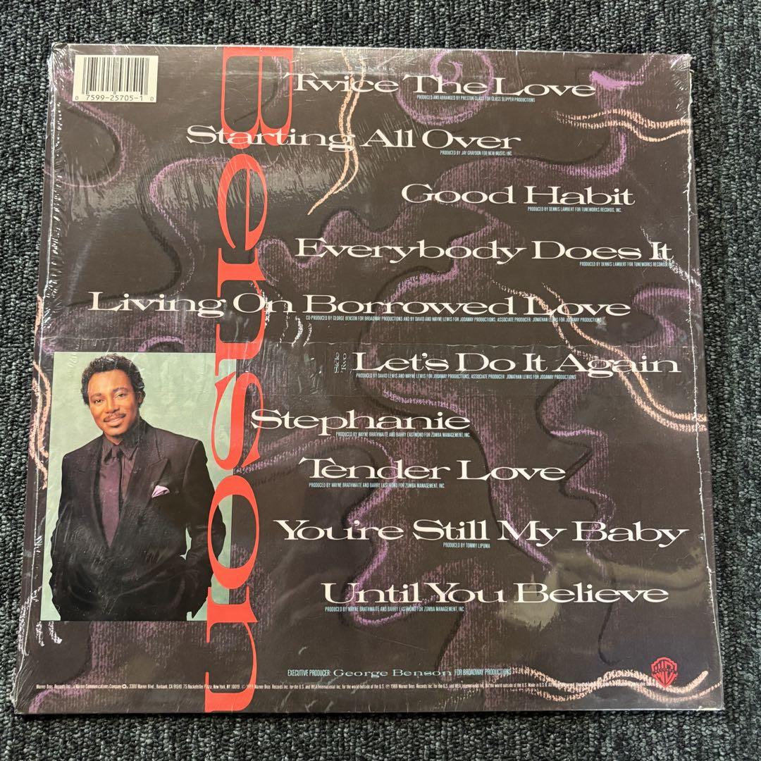 1988年レコード12インチLP トワイス・ザ・ラヴ ジョージ・ベンソン USA 1988年レコード12インチLP トワイス・ザ・ラヴ ジョージ