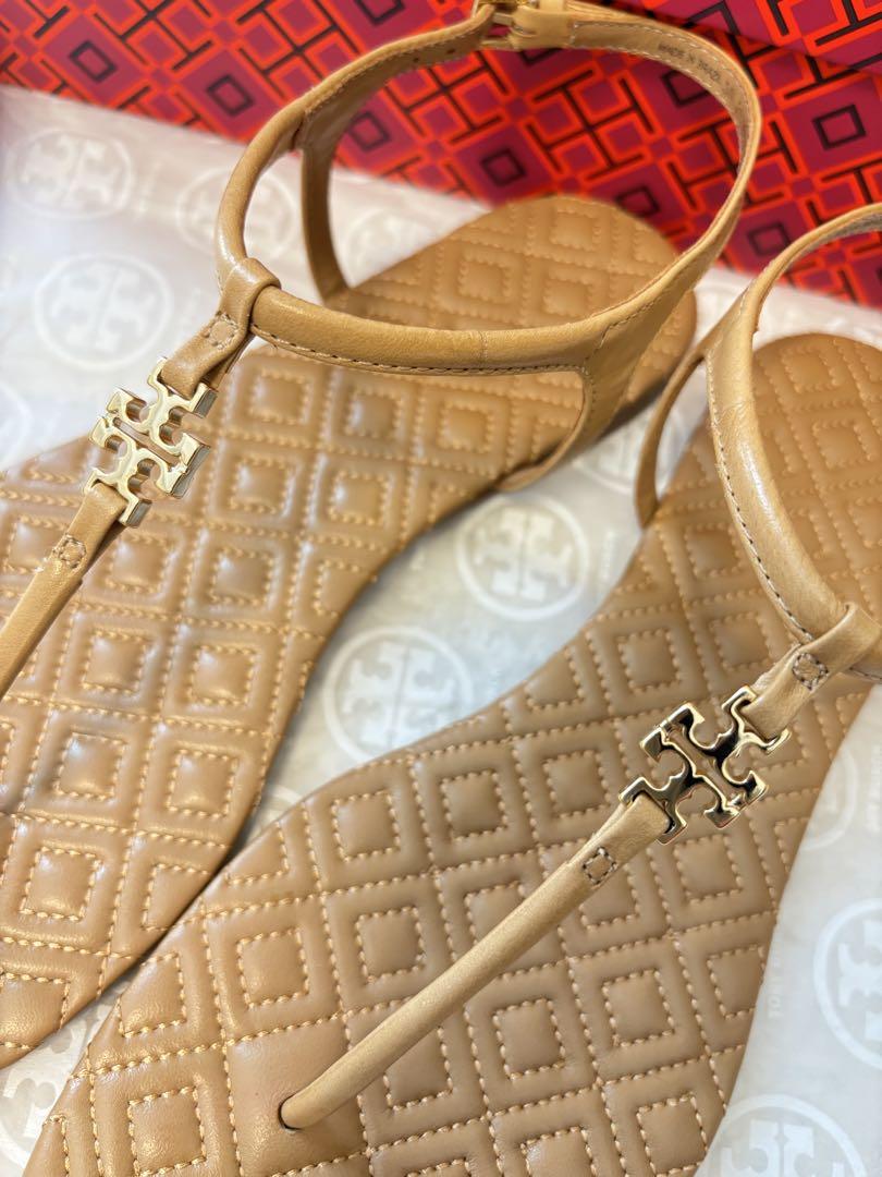 Tory Burch ベージュ トングサンダル 24.5cm