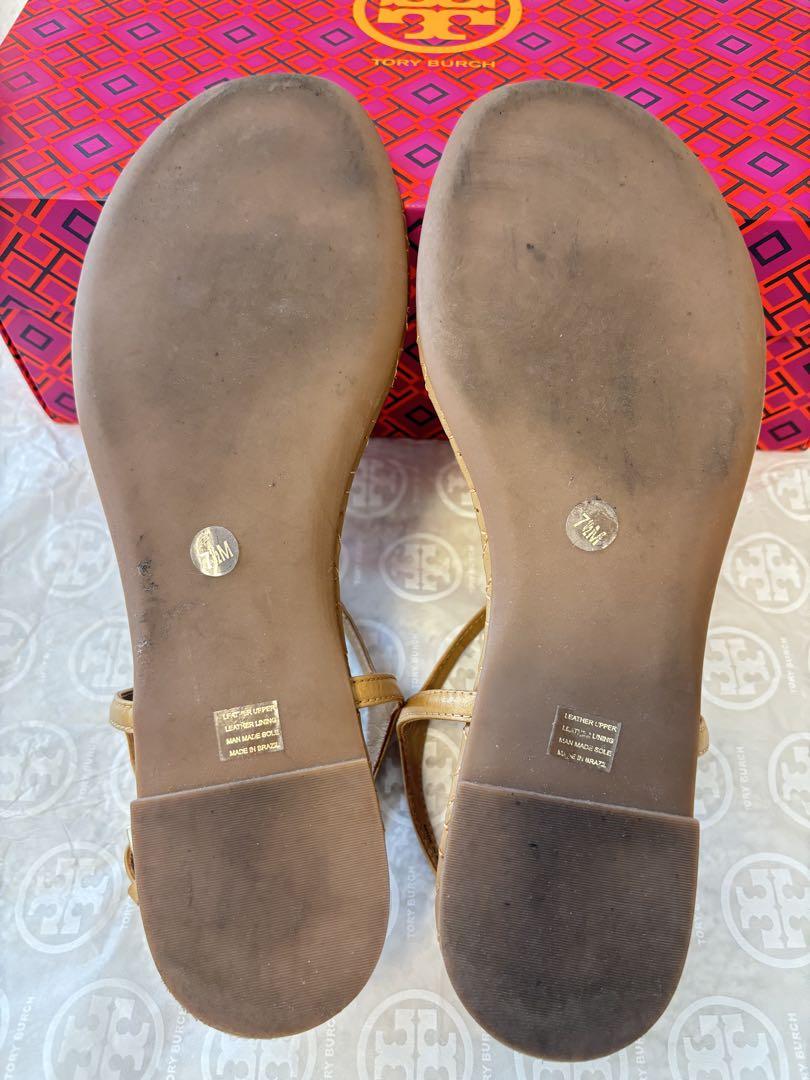 Tory Burch ベージュ トングサンダル 24.5cm