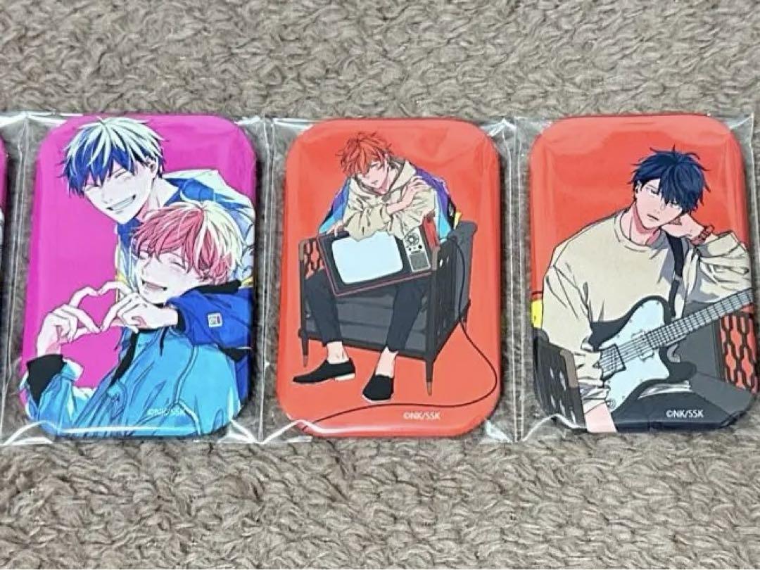 ギヴン タワレコ 原画展 スクエア缶バッジ 真冬 立夏