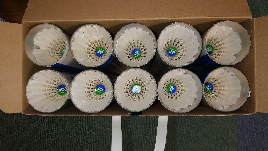 ノック用 シャトル YONEX ニューオフィシャル 1ダース×10 ヨネックス ニューオフィシャル『1本（1ダース・12球入）』の