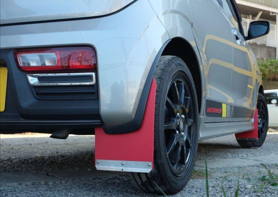 レッド SUZUKI マッドフラップ マッドガード 0RuOQ-m43452875837 HA36s アルトワークス はコメント