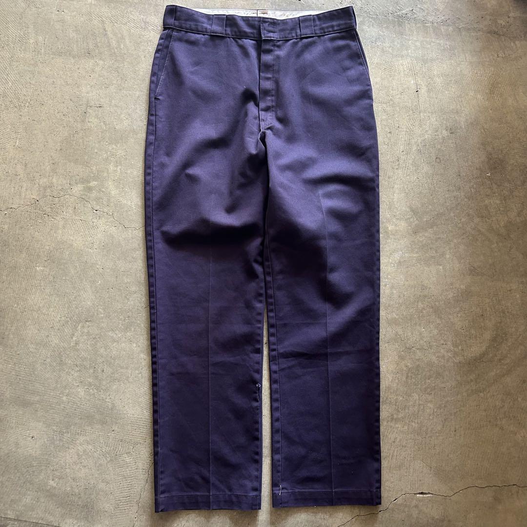 古着 90s USA製 Dickies 874 コットンツイル ワーク チノ パンツ