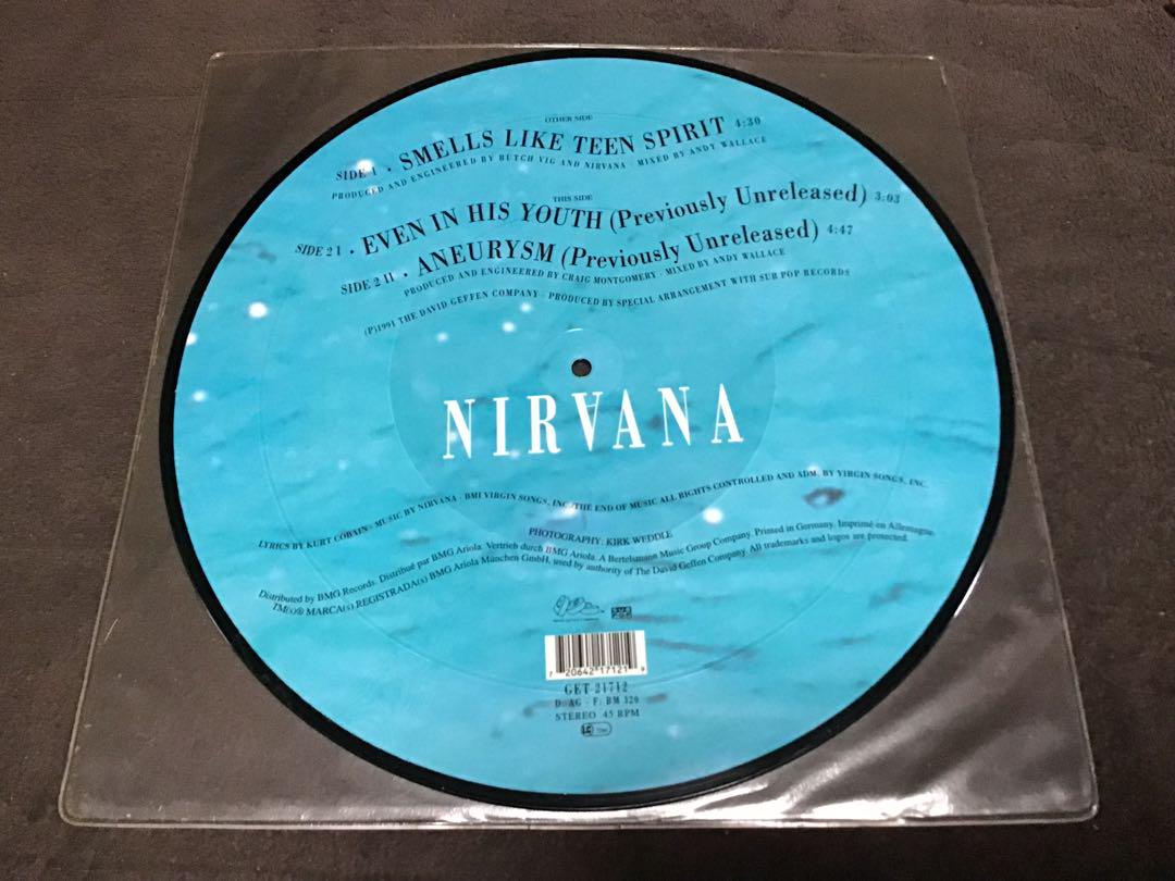 ピクチャー12インチ　ニルヴァーナ　NIRVANA　Smells Like… ピクチャー12インチ ニルヴァーナ NIRVANA Smells Like…