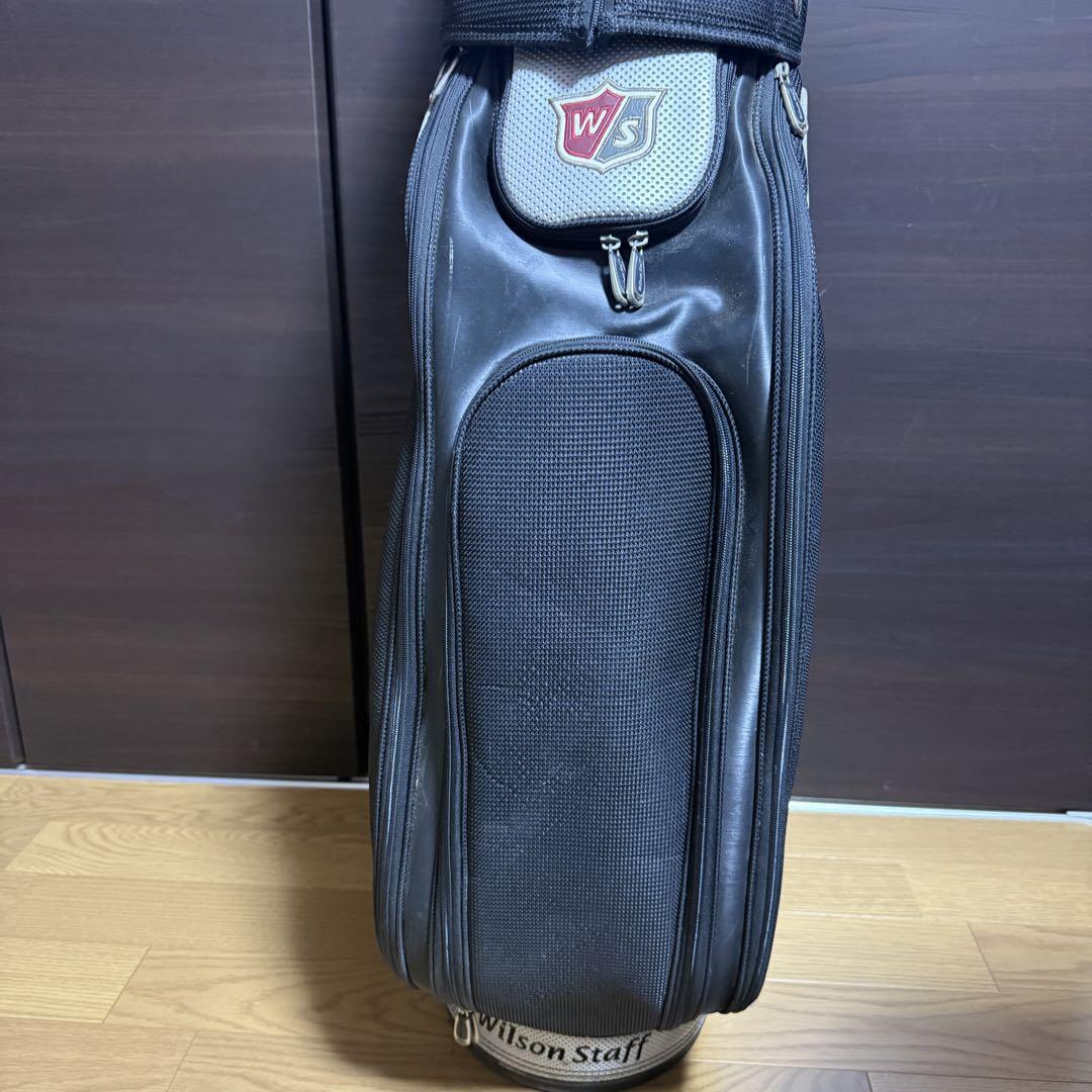 Wilson Staff キャディバッグ ゴルフバッグ ブラック - メルカリ