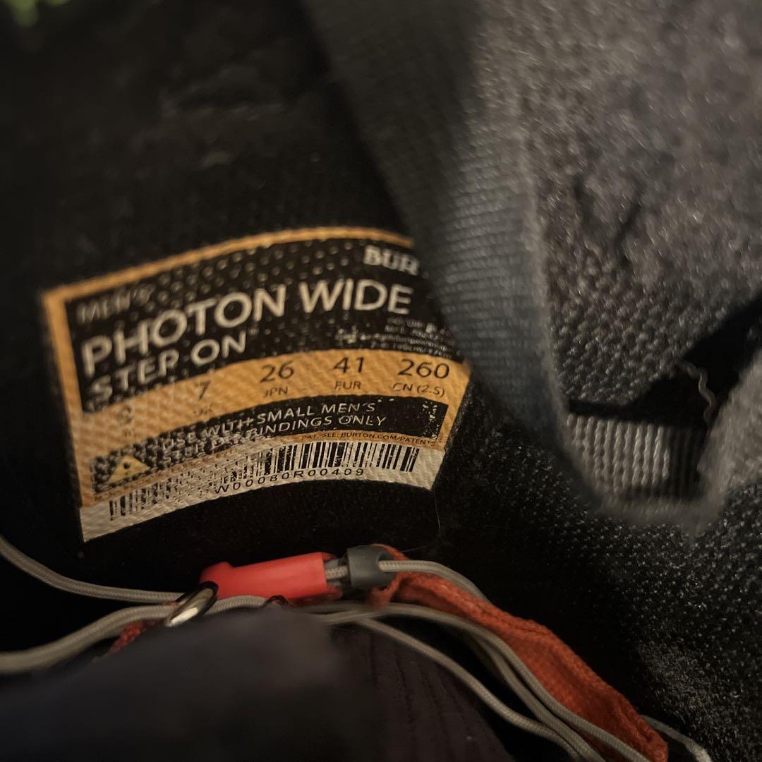 BURTON STEP ON ブーツ、バイン右足セット
