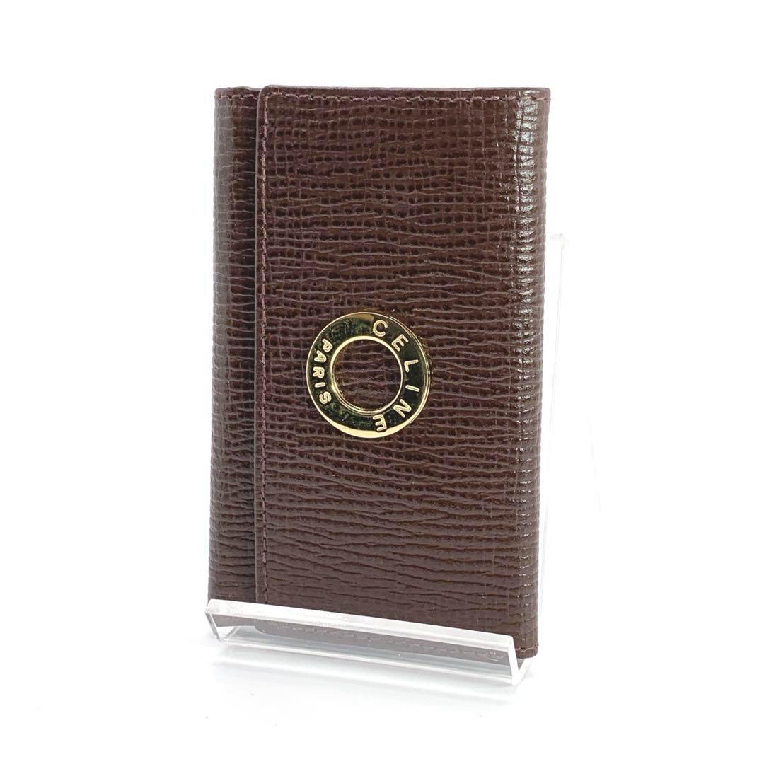 CELINE　セリーヌ　6連キーケース　キーケース　サークル　ロゴ　兼用