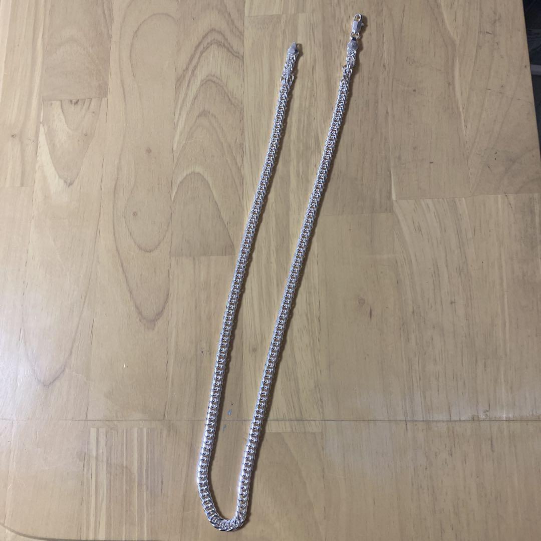 シルバー925 ロープチェーン ネックレス 約50cm
