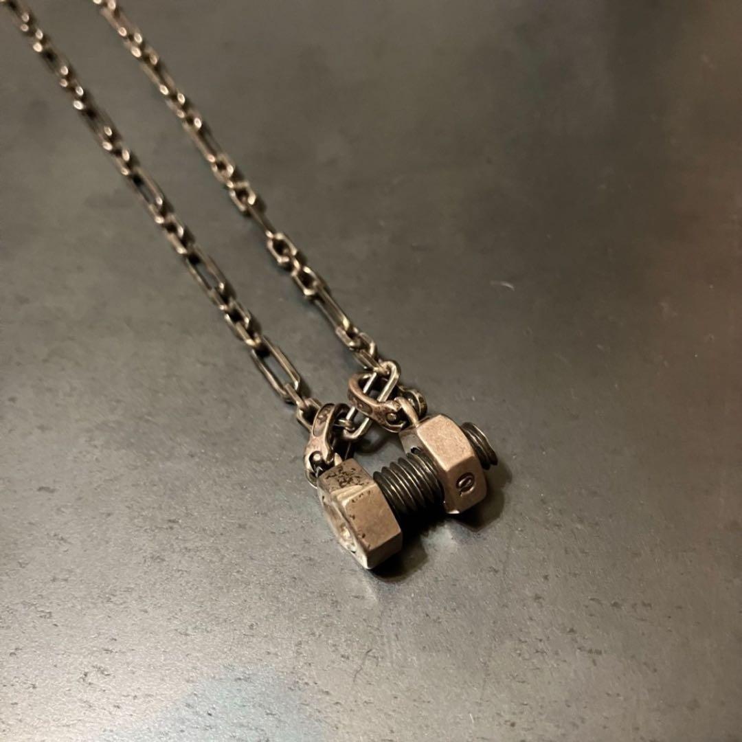 SILVER925 BOLT TOP NECKLACE /シルバー/ネックレス