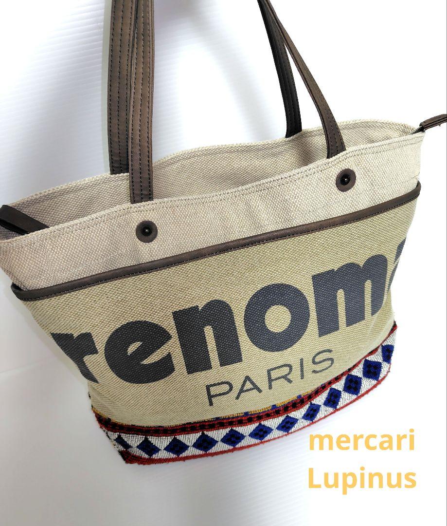 renoma レノマ ロゴモチーフ トートバッグ キャンバスバッグ