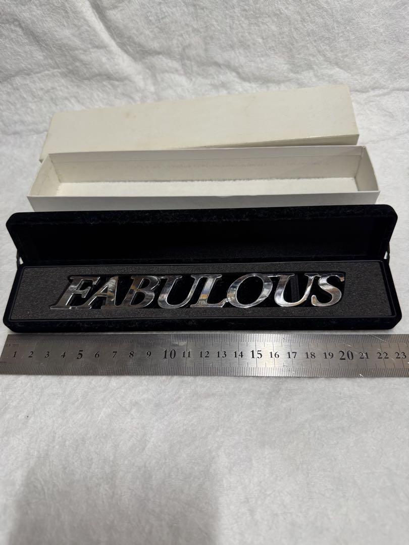 FABULOUS エンブレム ファブレス　希少品　送料込み！