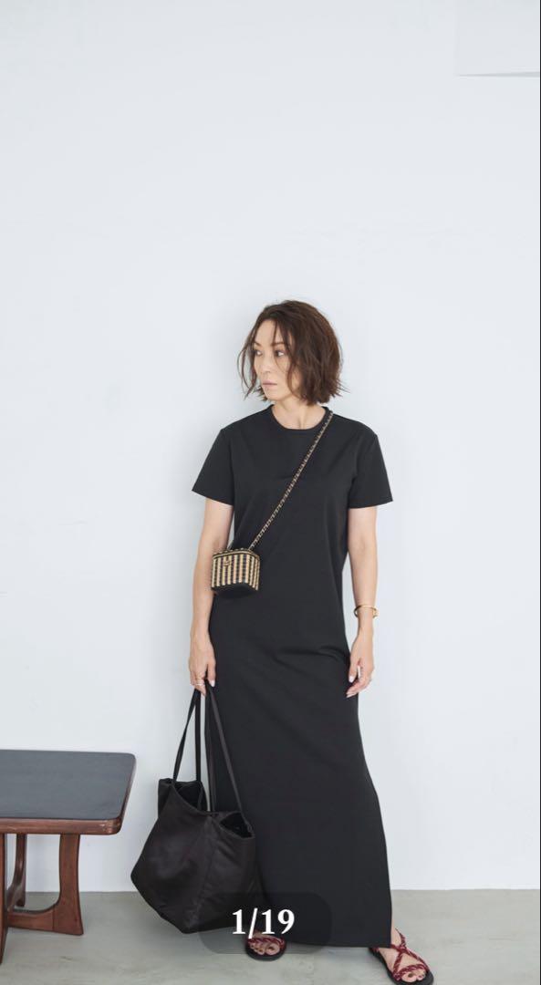 Meravel ミーラベル T -shirt dress ワンピース