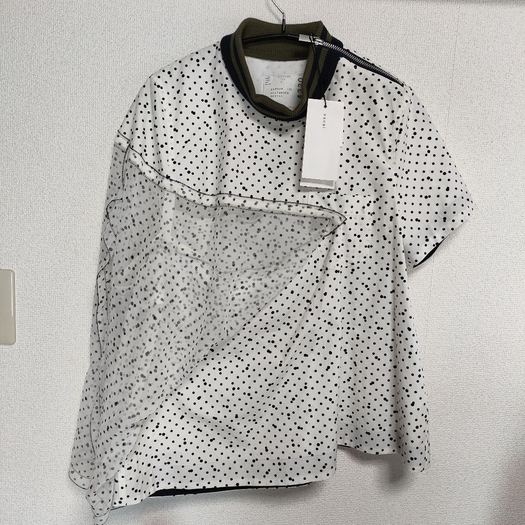 M新年の贈り物 sacaiサカイ◎新品◎ポルカドット シフォン切替 Tシャツ ブラウス サイズM シャツ/ブラウス(半袖/袖なし) レディースM¥23,205-thepegeek.com M新年の贈り物 sacaiサカイ◎新品◎ポルカドット シフォン切替 Tシャツ ブラウス サイズM シャツ/ブラウス(半袖/袖なし) レディースM¥23,205-thepegeek.com