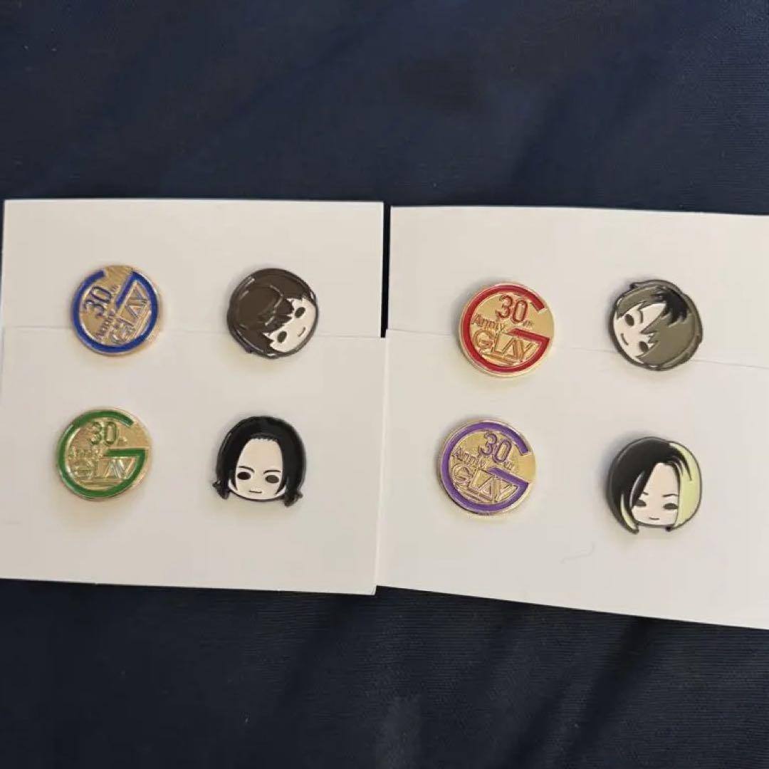GLAY 30th Anniversary エンタメくじ　ピンズセットミュージシャン