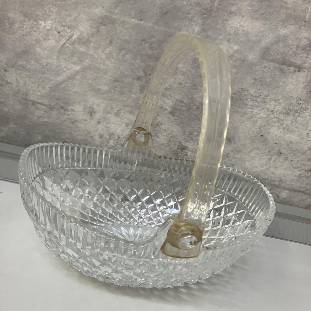 アンティーク HOYA ホーヤ ジョージアン バスケット 収納カゴ フルーツ