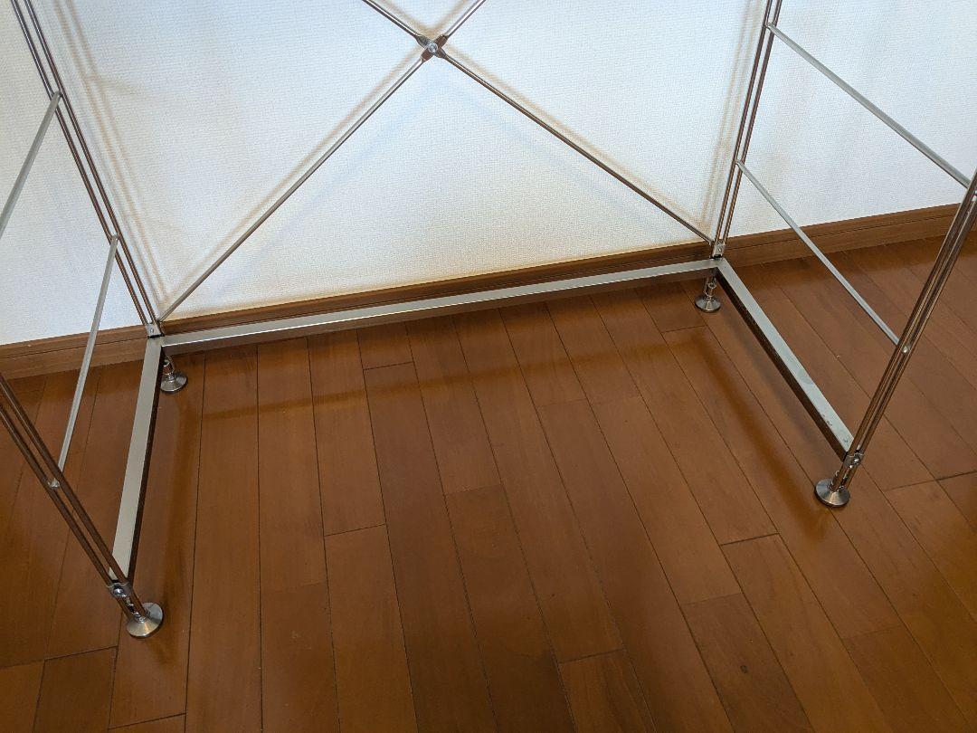 無印良品　ステンレスユニットツェルト　棚セットワイド