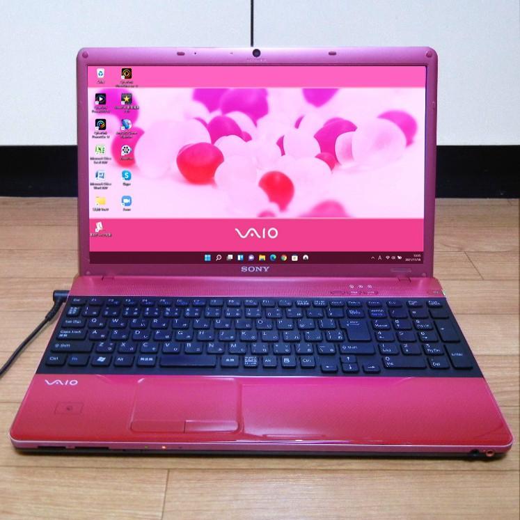 中古】 SONY VAIO Windows 11 Core i5 Office付 ピンク ノートPC PC 割引モール Windows11オフィス付き i3 SonyVaioノートパソコンcore ノートPC