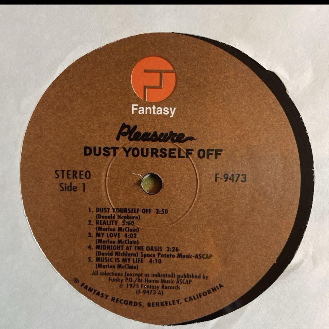 pleasure/dust yourself off レコード