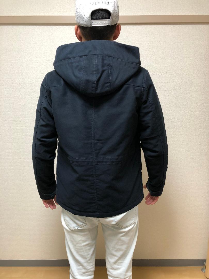 クリーニング済み コート ネイビー 9P3RL-m43471034160 XLARGE エックスラージ 高品質在庫