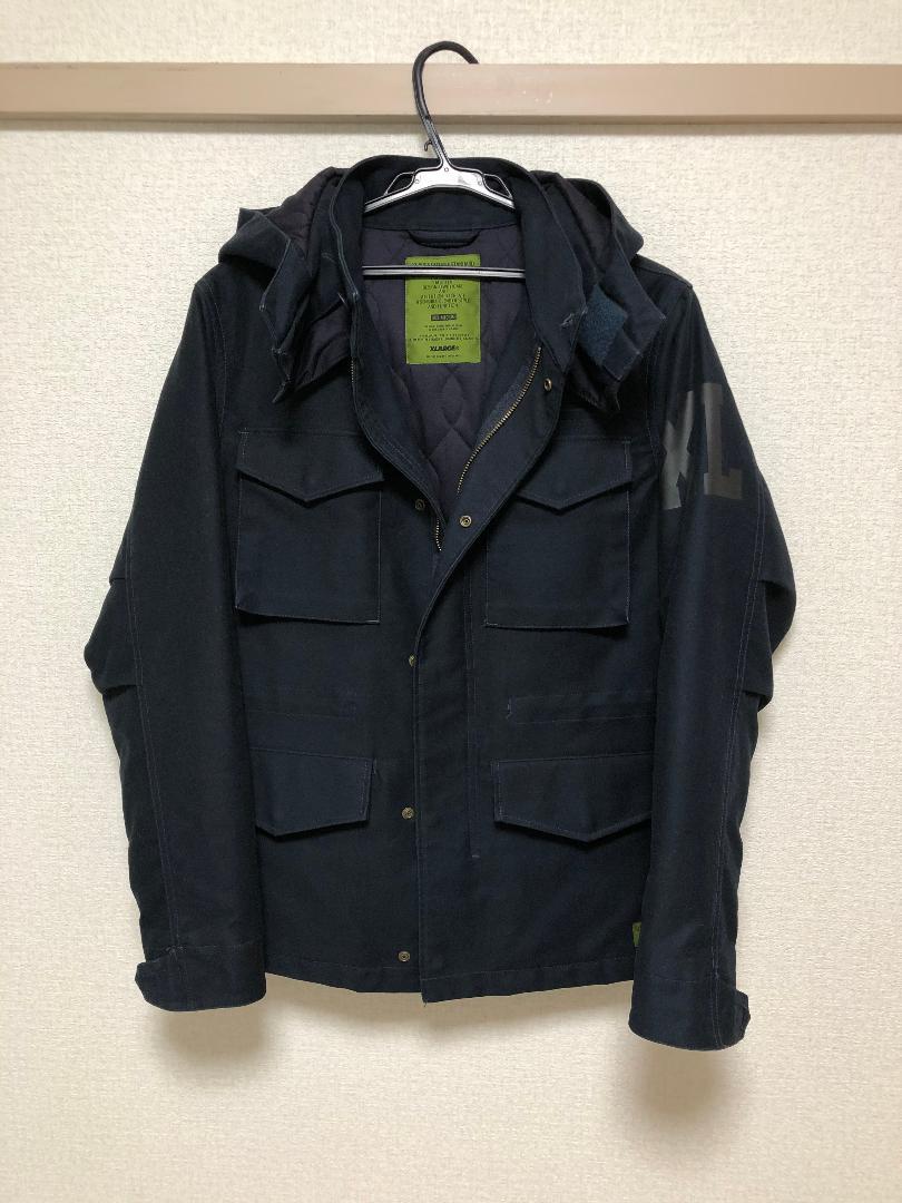 クリーニング済み コート ネイビー 9P3RL-m43471034160 XLARGE エックスラージ 高品質在庫