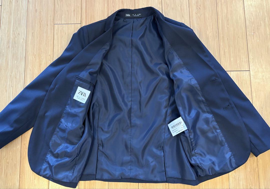 ZARA KIDS ネイビースーツ 3点セット 134 - メルカリ