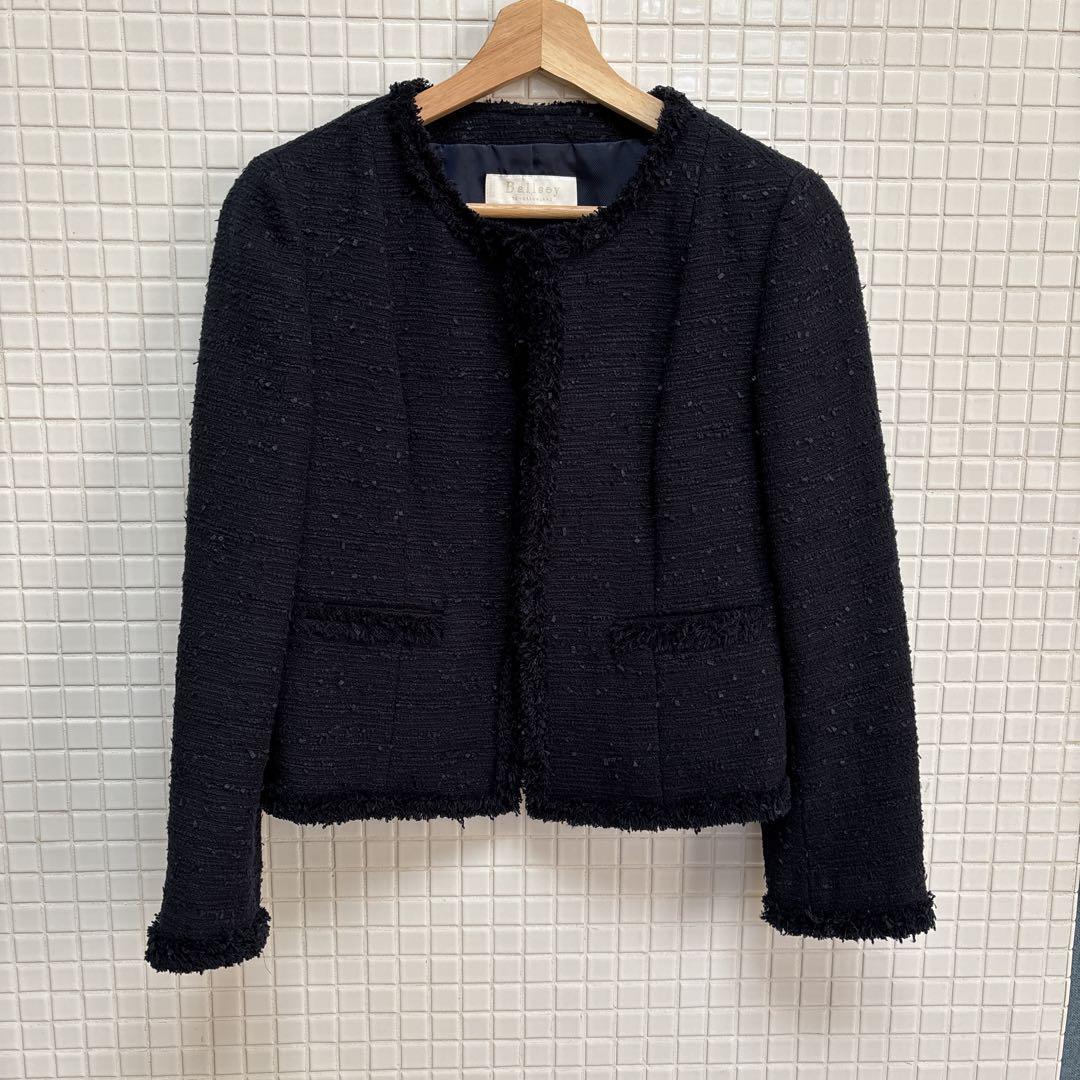 Ballsey トゥモローランド ノーカラージャケット セレモニー ツイード