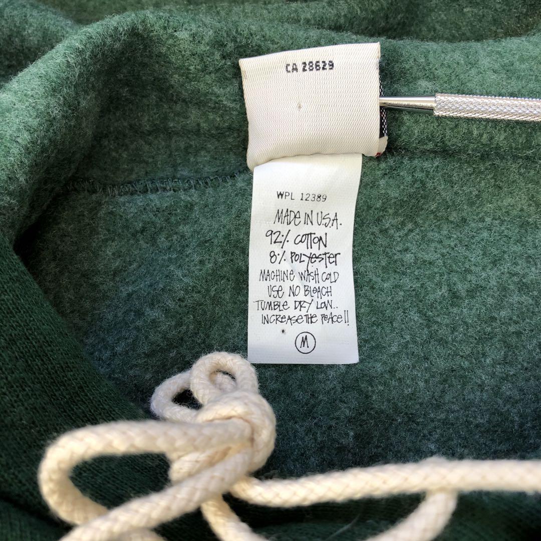 90's OLD STUSSY FOODED SWEAT オールドステューシー
