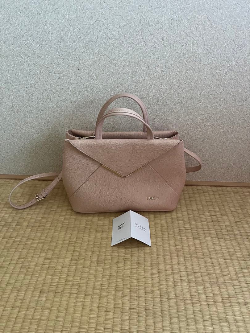 ご予約品】 フルラ ケリス ピンク ベージュトートバッグ ハンドバッグ