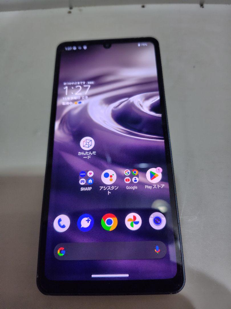 AQUOS sense6 ブラック 64 GB au