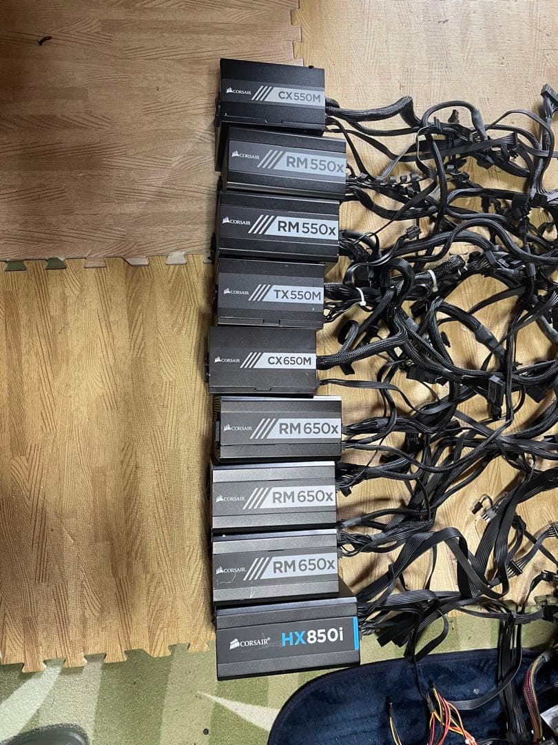 電源ユニット CORSAIR 9個セットやや傷や汚れあり