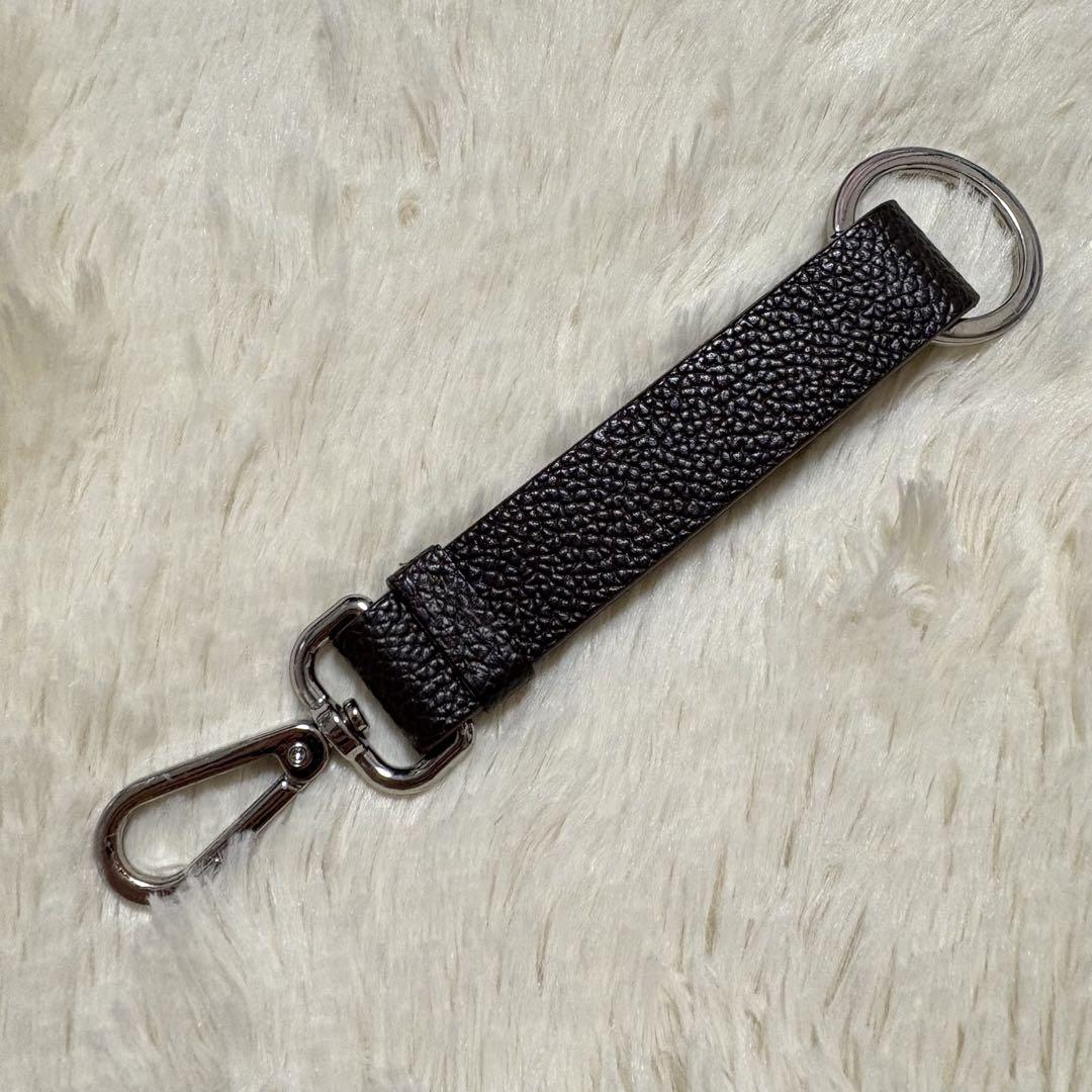 美品】DIESEL ディーゼル キーリング キーホルダー Dロゴ レザー