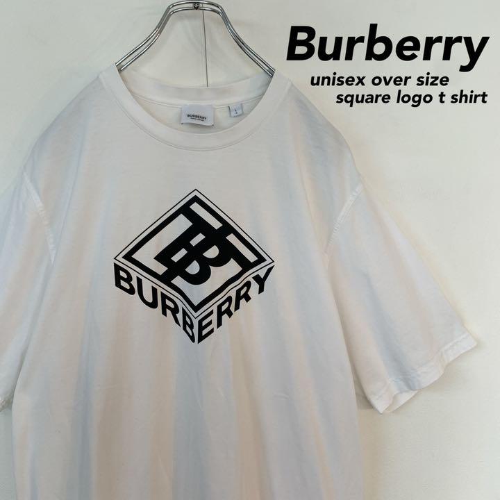 Burberry スクエア ロゴ グラフィック tシャツ メンズ レディース