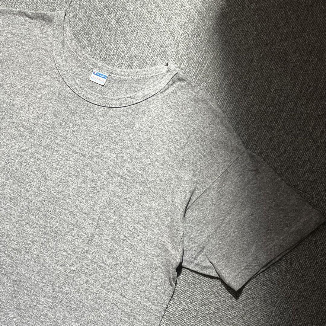 70s USA ヴィンテージ チャンピオン 無地 88 12 tee バータグ