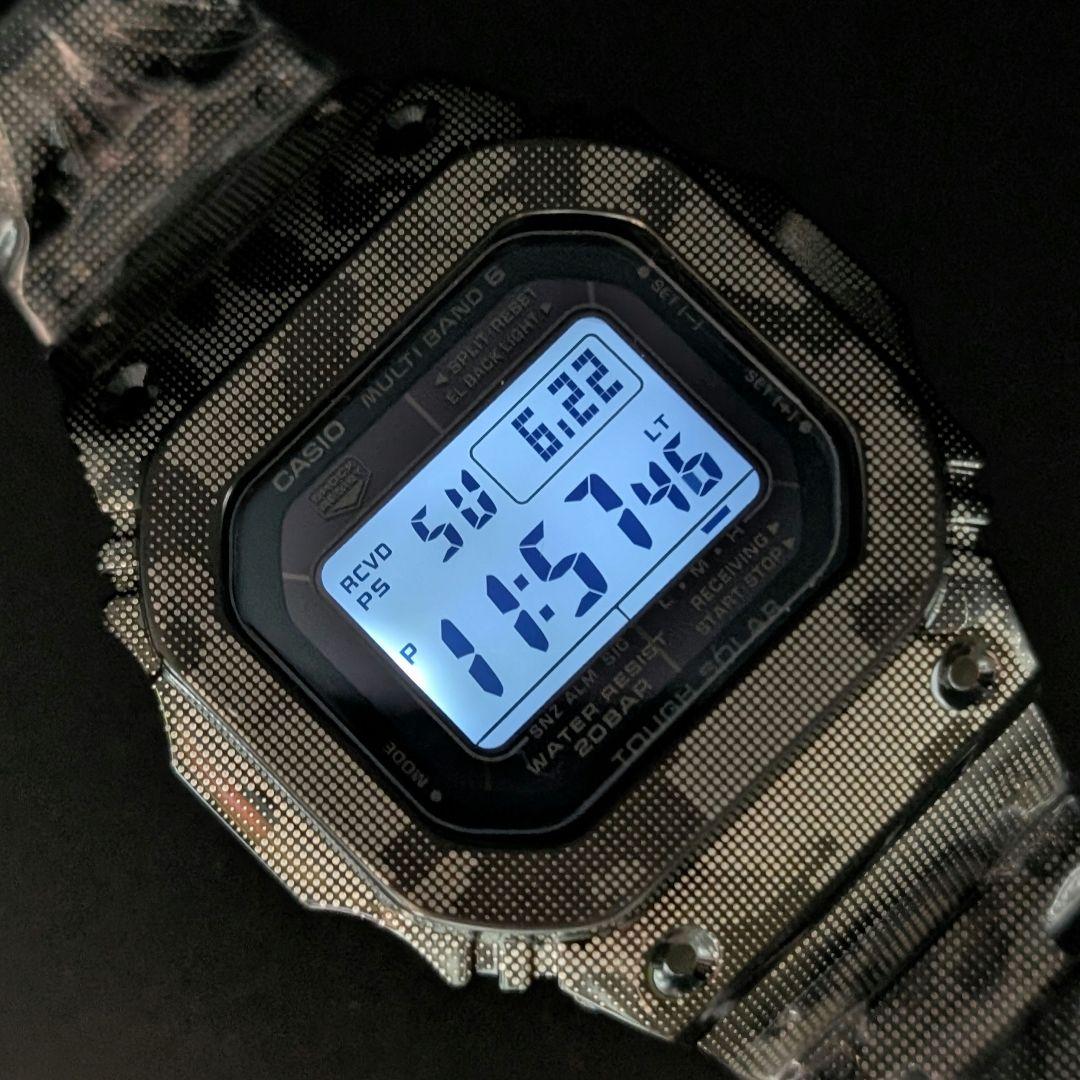 宅配便配送 G-SHOCK GWM5610U カモフラフルメタル 高輝度LED 電波ソーラー 時計